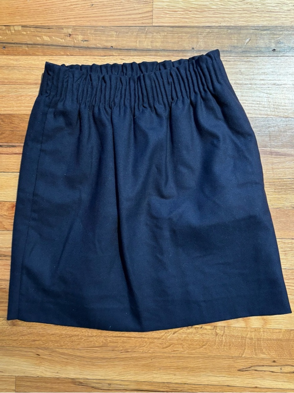 J. Crew Navy Mini Skirt with Elastic Waist